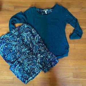 Pajama set- play for wash wear